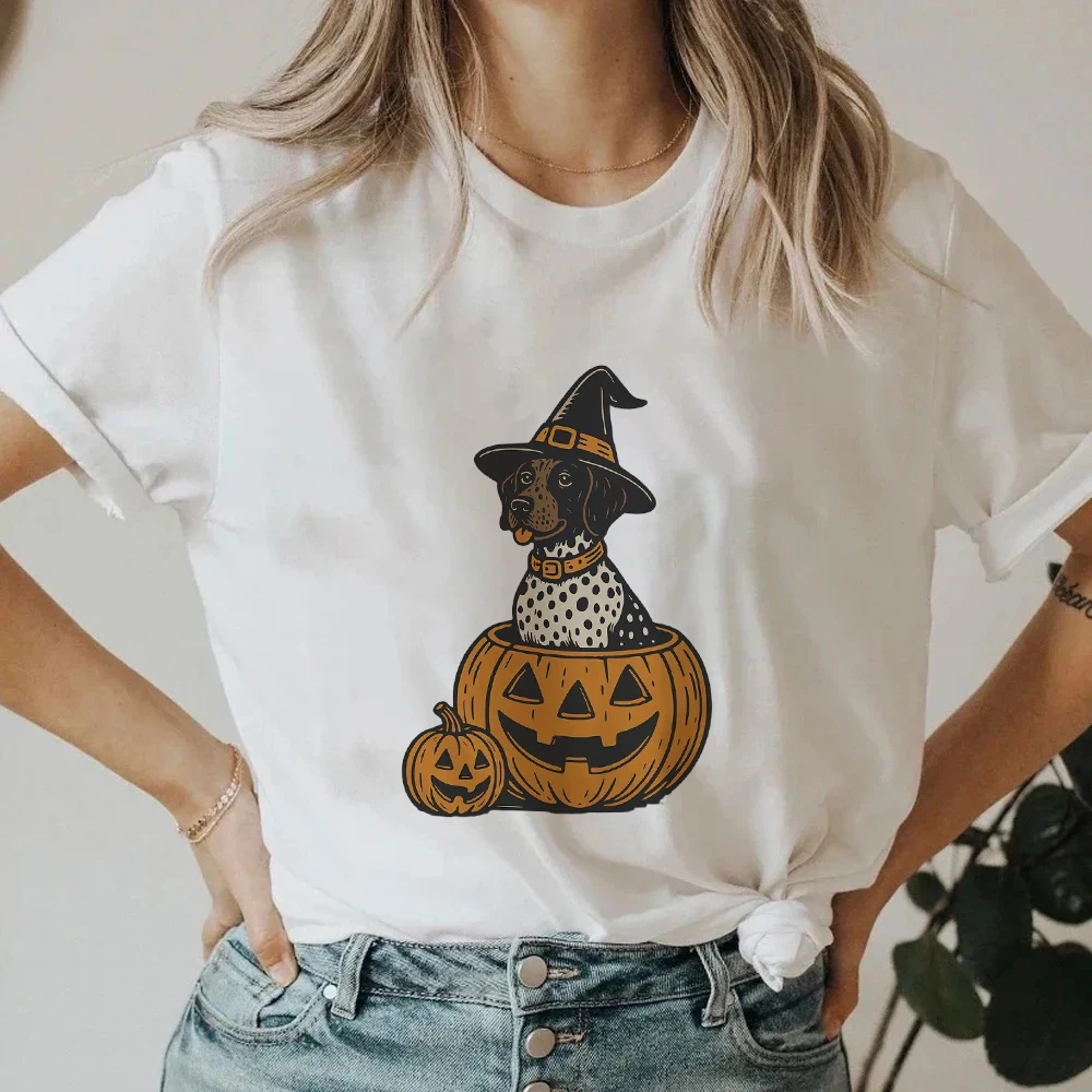halloween-dachshund-tshirt-funny-farmhouse-cartoon-womens-tee