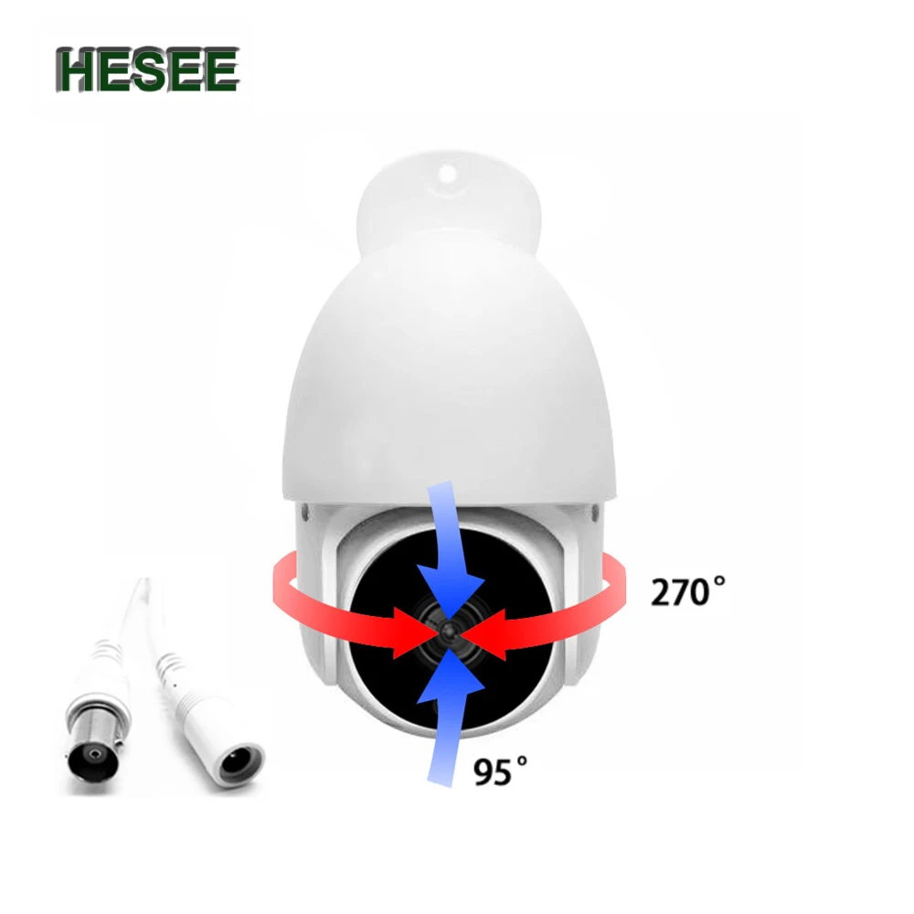 HESEE 2MP AHD PTZ Camera Outdoor 1080P Analog CCTV Camera Infrared 360 Degree Rotate Pan Tilt Speed Dome Security Surveillance 5mp wired cctv analog surveillance dvr camera outdoor indoor night vision sony ahd bnc security dome camera   xmeye