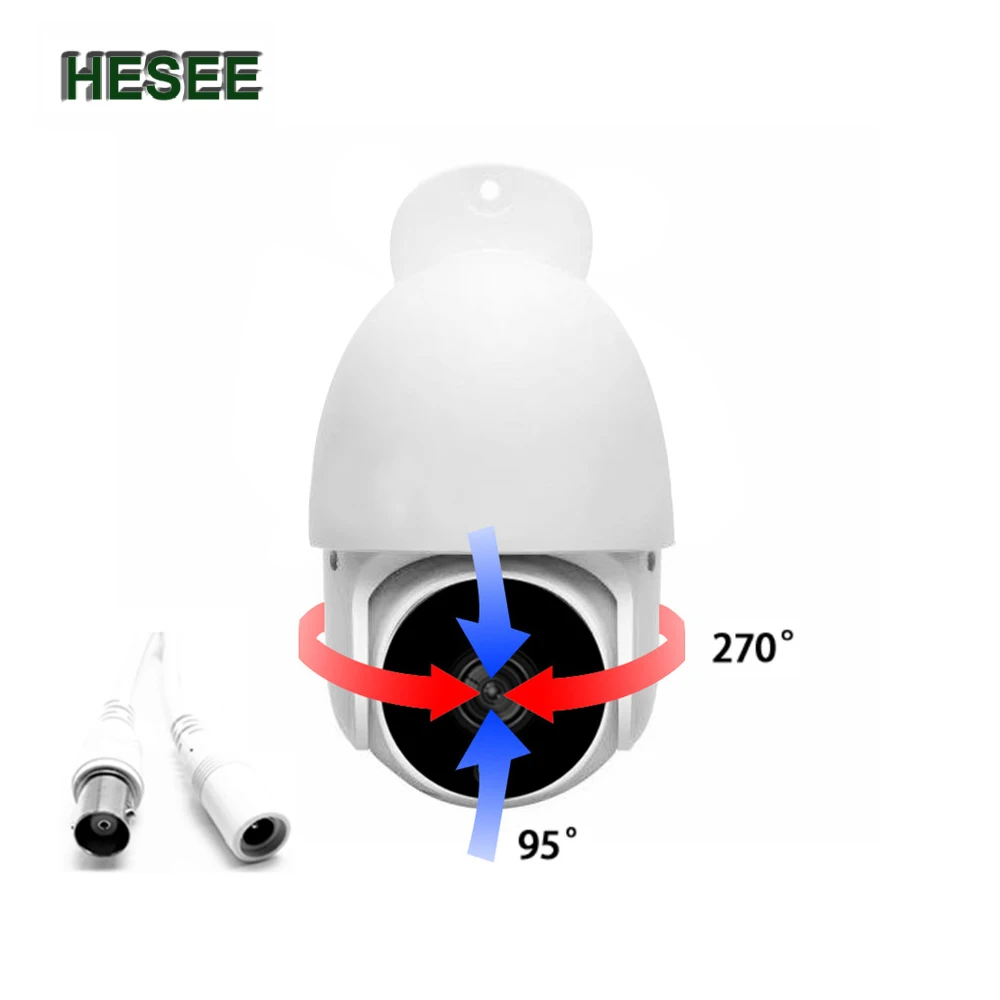 HESEE 2-мегапиксельная AHD PTZ-камера наружная 1080P аналоговая камера видеонаблюдения