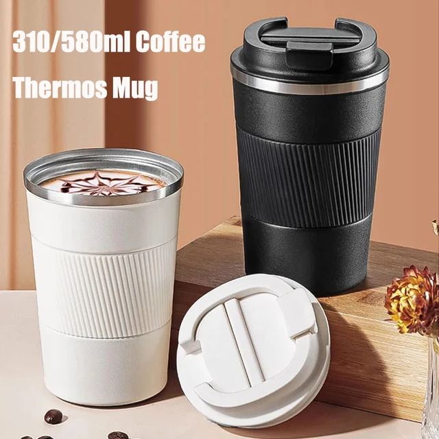 Stainless Steel Coffee Thermos Mug  Stainless Steel Car Vacuum Flasks -  380/510ml - Aliexpress