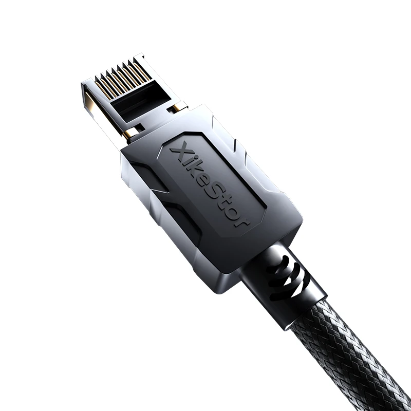 Xike 10G CAT 7 이더넷 케이블 안정적인 전송 10Gbps 고속 30AWG 차폐 이더넷 RJ45 네트워크 케이블 1.5m, 3m, 5m, 8m