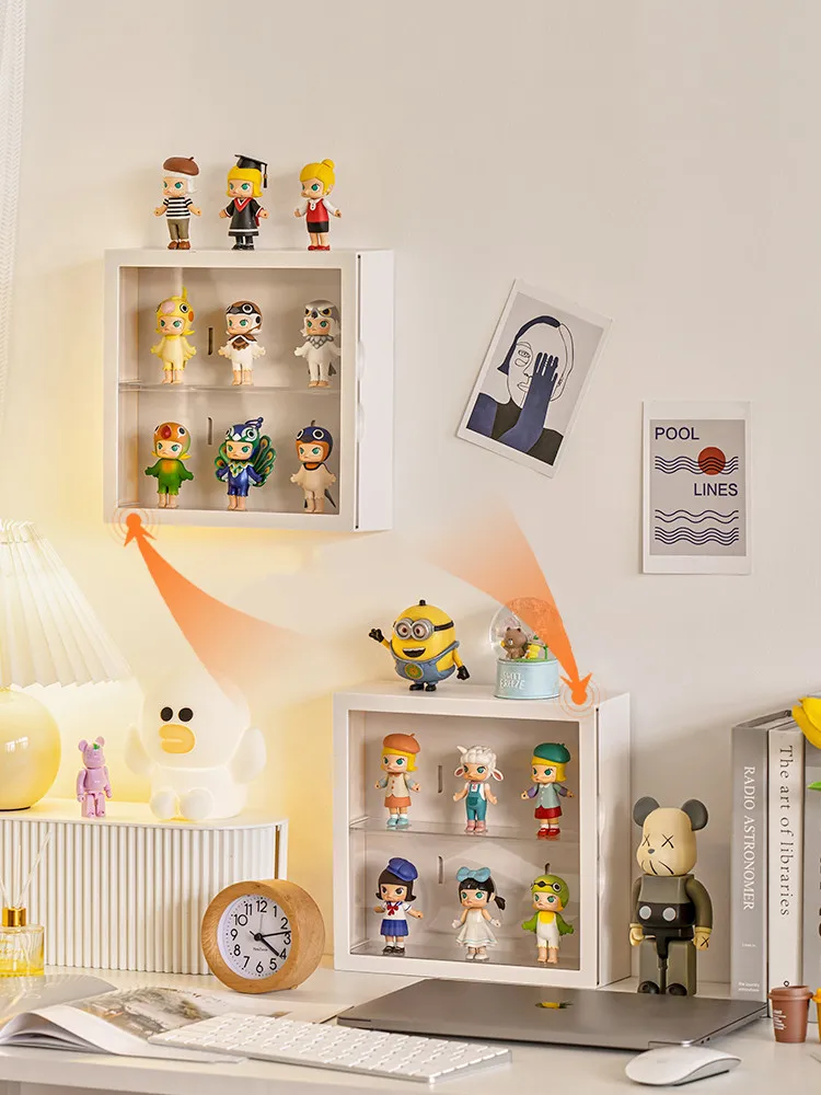 ミステリーボックス-mollyディスプレイボックス,防塵ドール収納