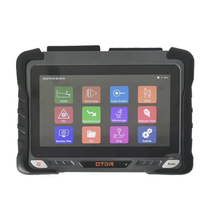SENTER ST3200H palm OTDR power meter vfl light source Analysis software 7inch lcd screen 23 5 6000mhz signal generator 0 5ppm low noise signal source touchable screen pc software control