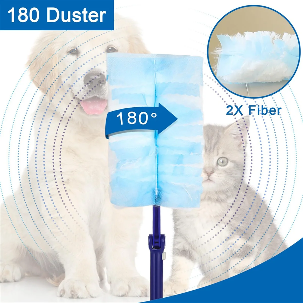 Disposable Duster Refills 40 Pieces Duster Refills Disposable Duster Refills Compatible for Swiffer disposable duster refills