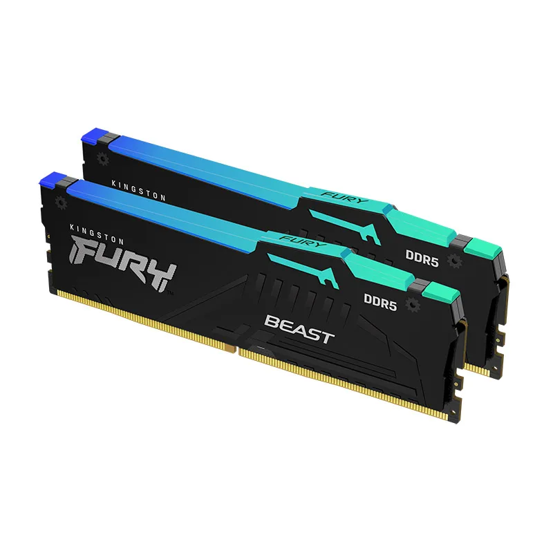 Kingston-fury Beast Mãe Ddr5 Rgb Desktop Amd Intel Cpu Ram 288 Pin 1.1v 8gb 16gb 32gb 4800 5200 5600 6000 Mhz - Imagem 4