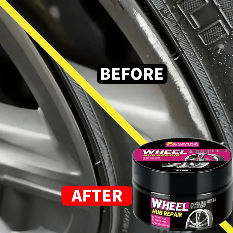 Tire Polishing Paste Wheel Rim Repair Paste Wheel hub Scratch Repair wax-Automobile tire detail repair and deep conditioning no residue Shallow Scratches on The Rims
