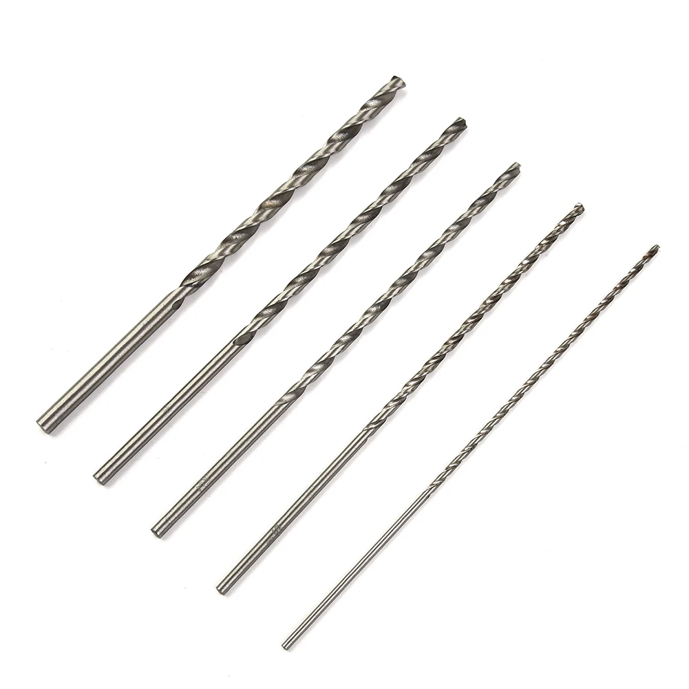 

Set Drill Bit 2-5mm Tools 2mm-5mm 5Pcs Accessories Extra Long High Speed Steel Kit Lot Pack Parts 2/3/3.5/4/5mm