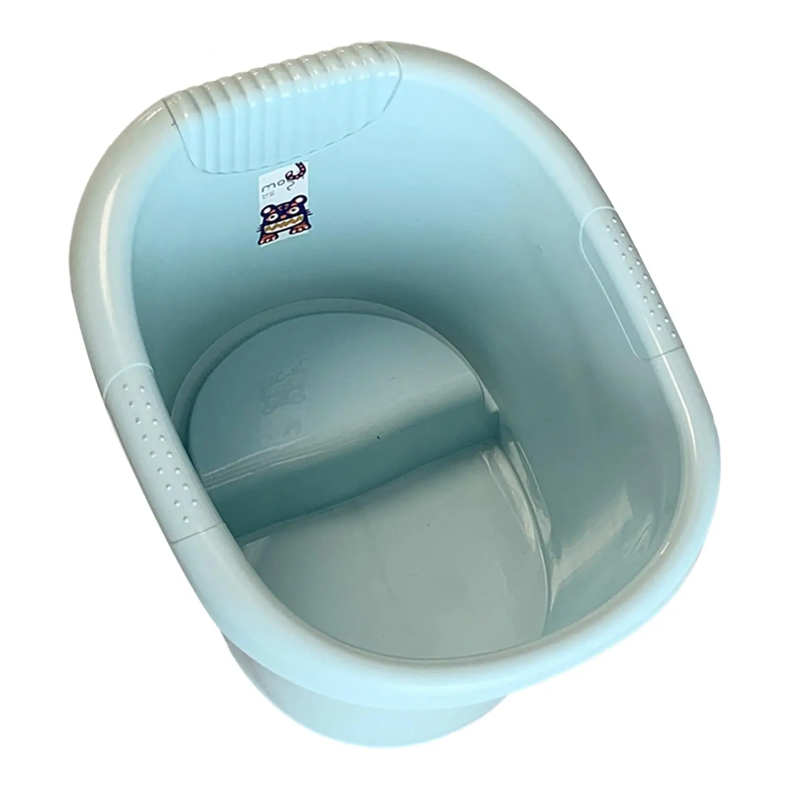 Infant Bathtub with Support Seat Tub Sitting up Bathroom Accessories Baby Bath Bucket for Toddlers Baby Boys Kids Newborn