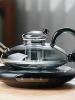Ensemble de poêle Cerc intelligent pour usage domestique, Pot en verre haut de gamme, poêle de brassage de thé, nouveau modèle 2025, extérieur portable... 2
