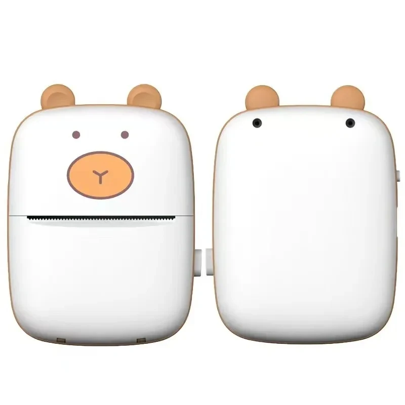 HD Mini Label Printer Thermal Portable A8 Printers Sticker Transparent Paper 57mm Inkless Wireless 203dpi Android IOS Phone