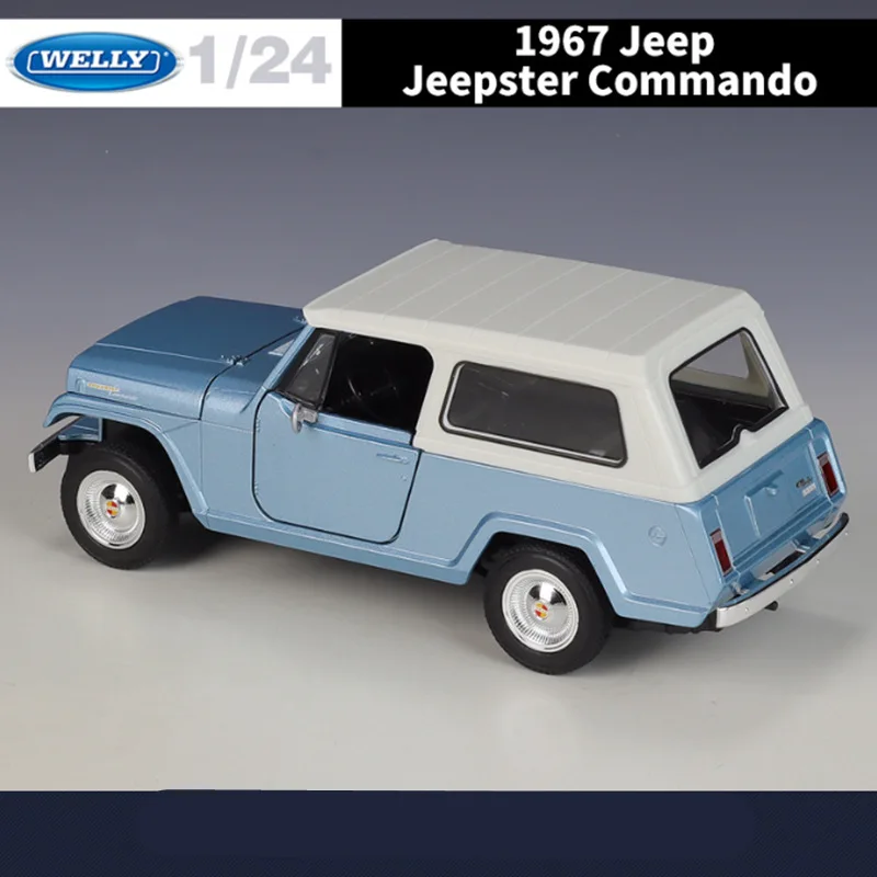 WELLY 1:24 1967 Jeep Jeepster Commando Alloy Station Wagon