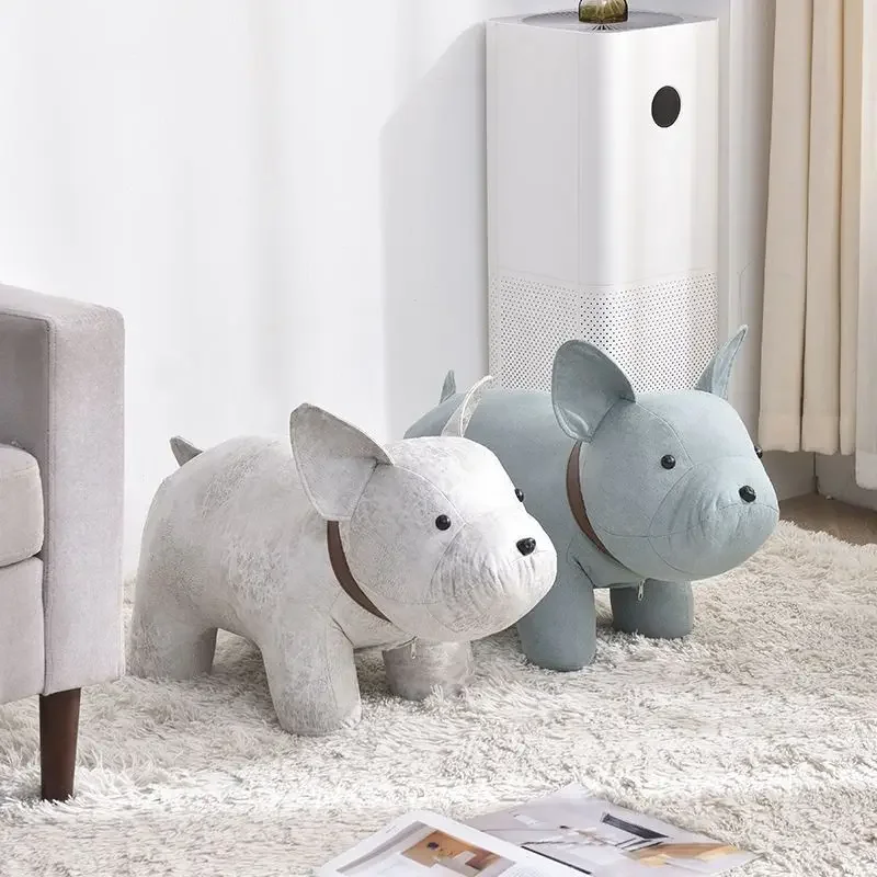 Living Room Chairs Ottoman Cute Elephant Chair Living Room Furniture Kids Stool  Nordic Stool Home Ottomans Wooden Stool