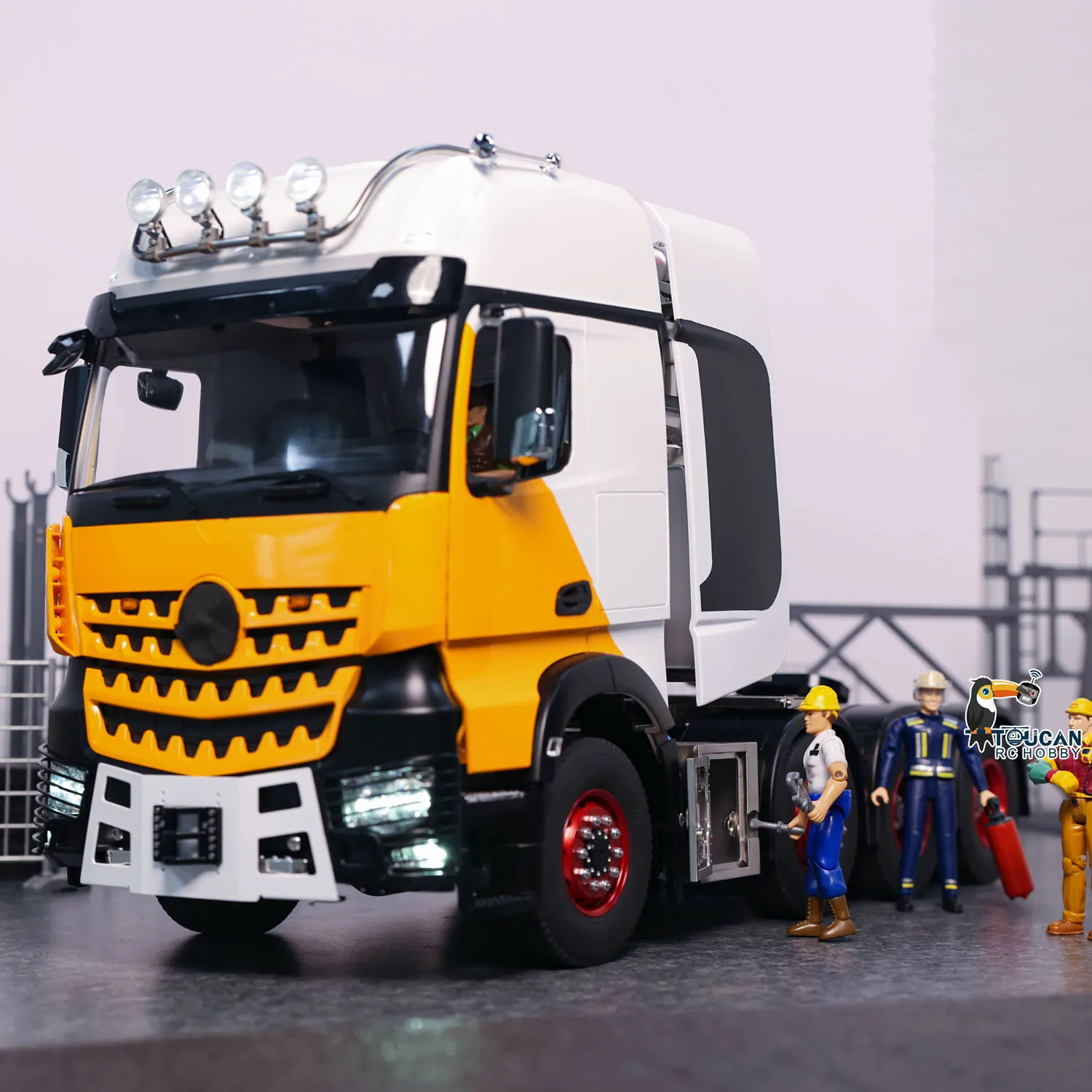 RTR LESU 8*8 1/14 Metal Chassis RC Tractor Truck Light Sound Remote Control Car Vehicle Model Assembled Painted Toy THZH1479 3