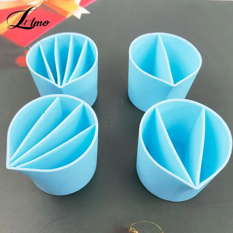1-8pcs silikon pryskyřice míchací pohár distribuci pohár DIY UV pryskyřice barva míchací pohár kapalina pryskyřice měřicí kelímky šperků vytváření