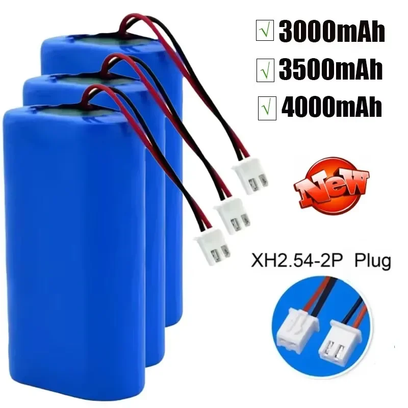 Détail du connecteur d'équilibrage XH2.54 sur le pack batterie 7.4V 18650 2S pour RC