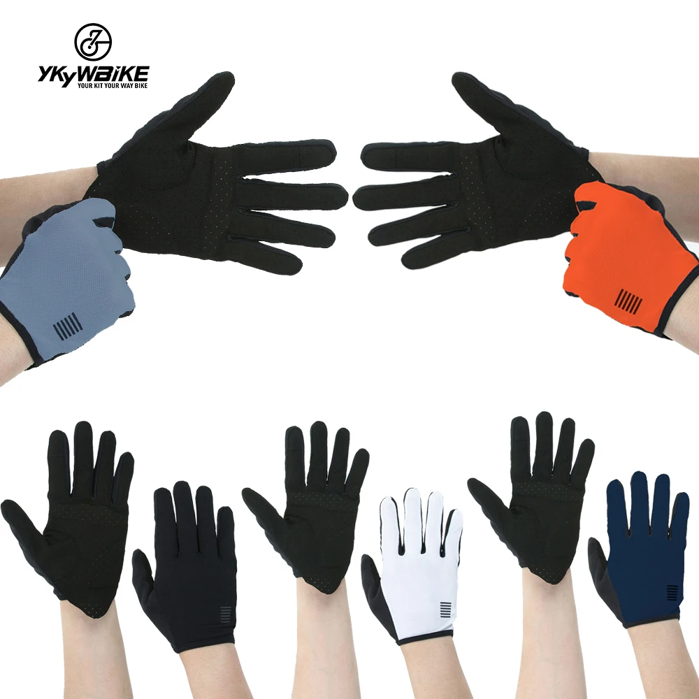 Cycling Gloves Half Finger Mens Women's Summer Road Bike Riding XRD Padding Bicycle Gloves Fluo orange YKYWBIKE sports half finger gloves cycling gloves sport gloves