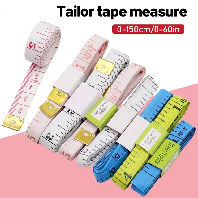 3pcs/set Three Color 1.1*150cm Soft Measuring Tape