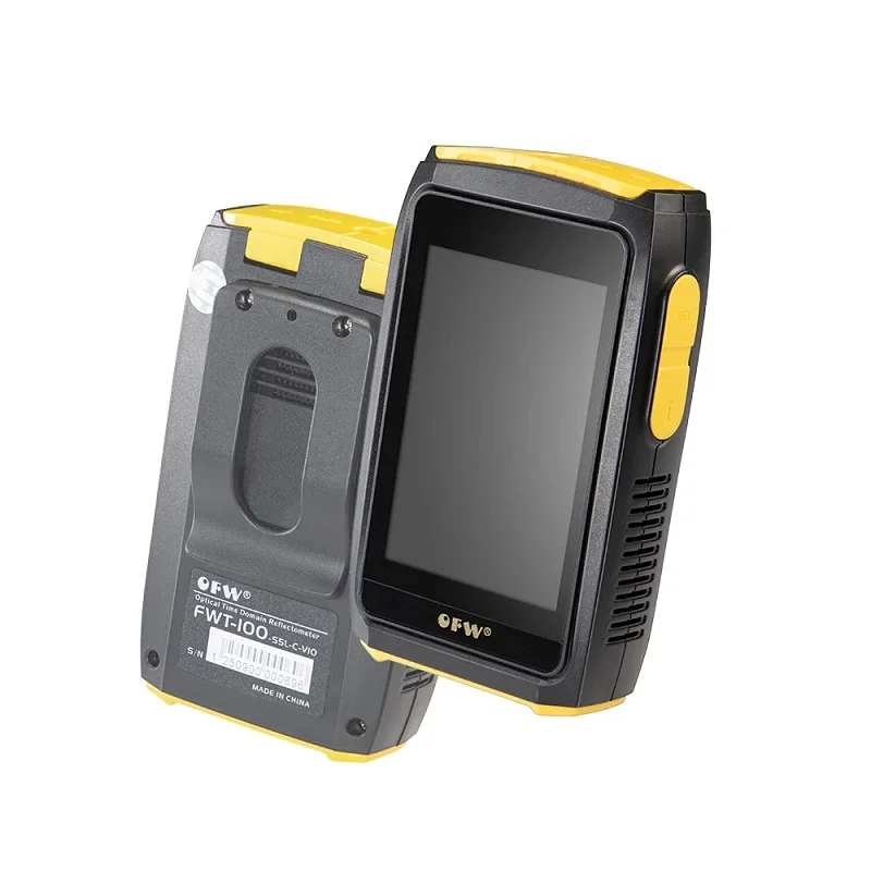 OFW-OFW Mini OTDR Active Fiber Live Test, 1550nm, 20dB Fiber Optic Reflectometer, Touch Screen, VFL, OLS, OPM, FWT-100