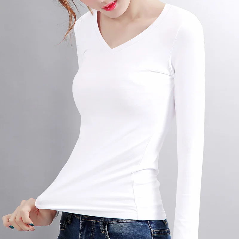 

Женская терморубашка с коротким рукавом, Однотонная футболка с длинным рукавом, тонкая бархатная Термофутболка из теплого волокна
