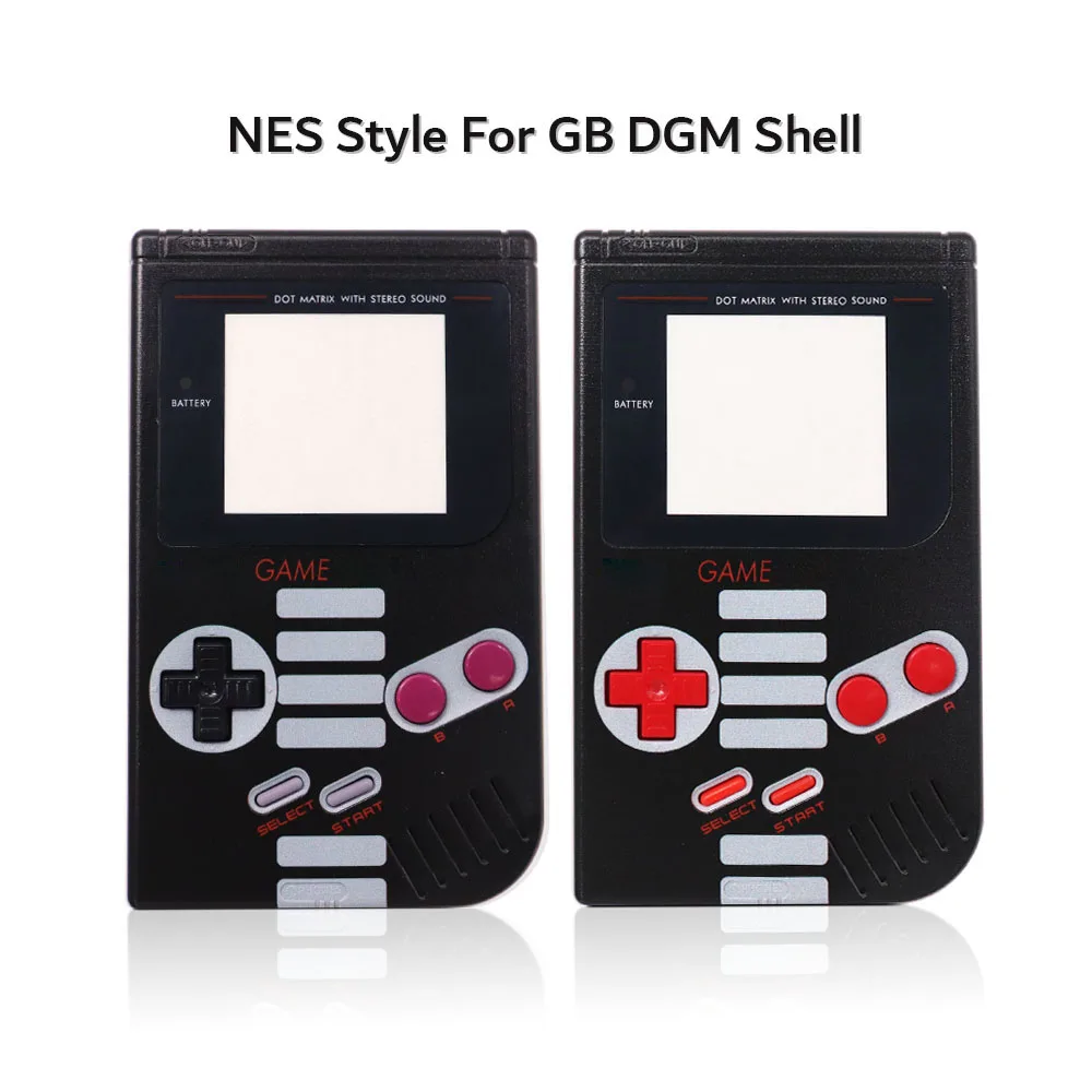 Edição Limitada Nes Estilo gb Houing Escudo Case com Substituição de Botões para Game Boy gb Dmg