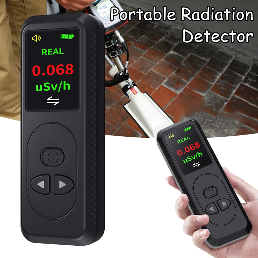 

Portable Radiation Dose Meter LCD Display Rechargeable Professional β γ X-rays Radiation Monitors Meter For Industry Laboratorie