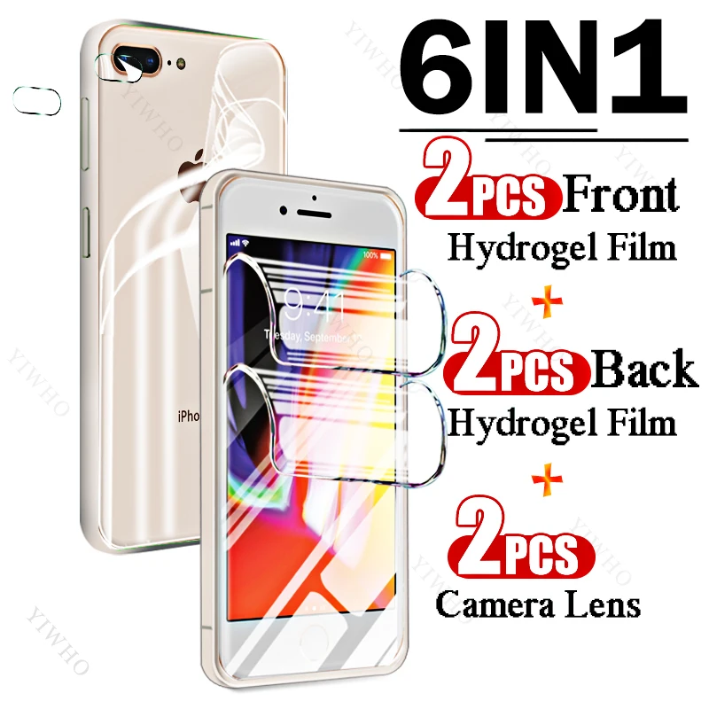9in1 Full Covers Front Back Hydrogel Film for Apple IPhone Plus