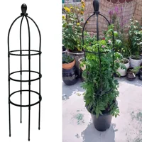 Black Garden Trellis, Plant Climbing Support Frame, Durable Plastic, Potted Plants, Indoor/Outdoor Climbing Plant Support 3