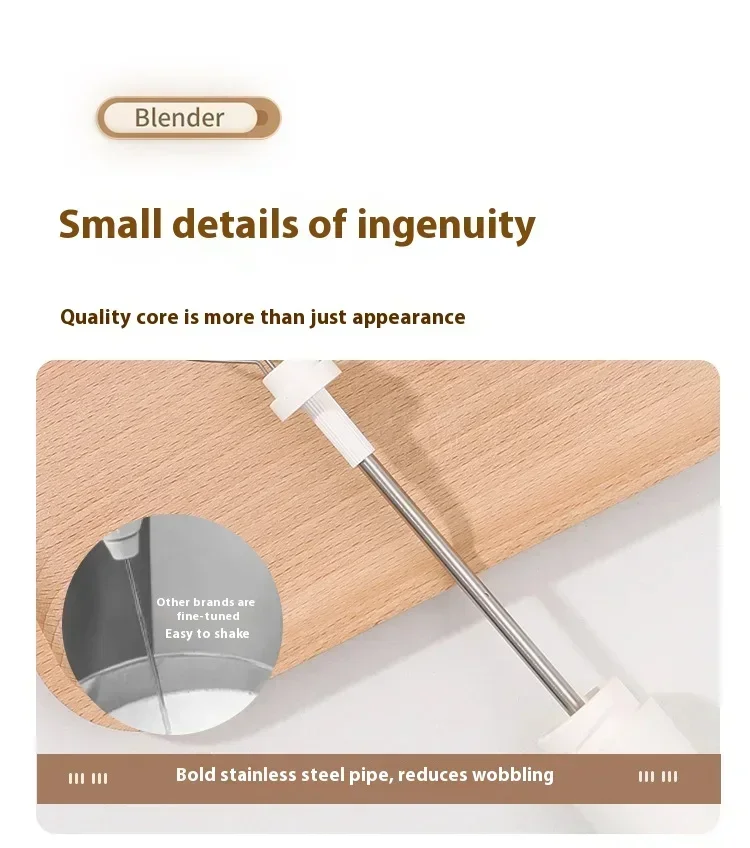 S538104a88e0740f88d0989d26b4535b9N küchexyz.de Best Price | Fast Delivery |Quality Product Multi functional handheld electric milk frother, rechargeable model, portable coffee frother, household kitchen small egg beater