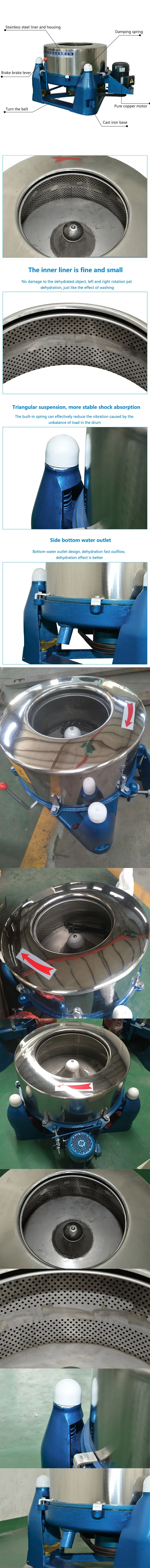 Fruit Vegetable Industrial Centrifugal Dehydrator Deoiler Spin-Drier Machine Cas
