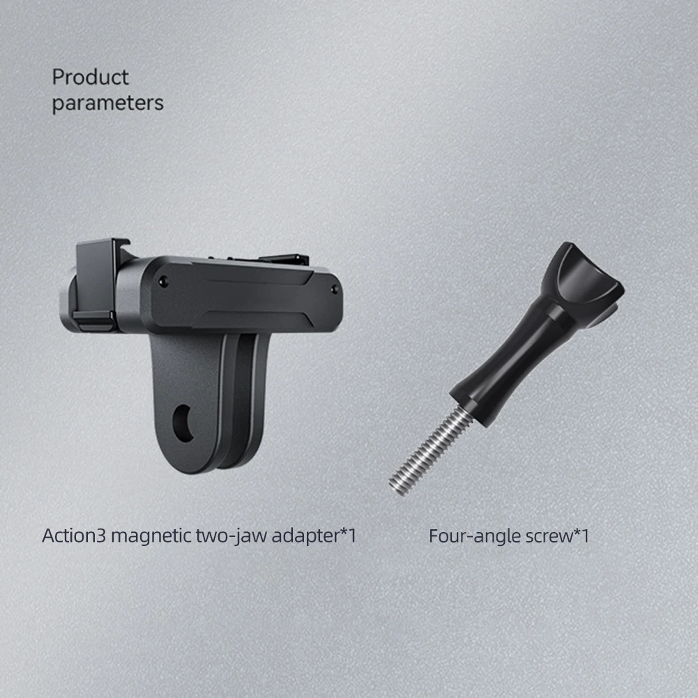 DJI 액션 3 용 셀프 스틱 베이스, 180 도 자유 회전, 액션 카메라 어댑터, 나사 포함 분리 방지 어댑터