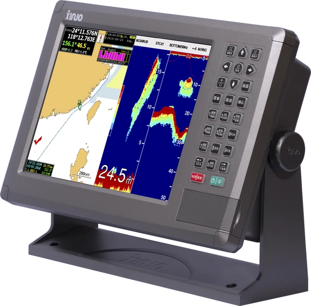 10.4 Inch Marine Fishfinder Echo Sounder Fishing boat & Ships XF-1069GF Echo Soundeur GPS Combo - AliExpress