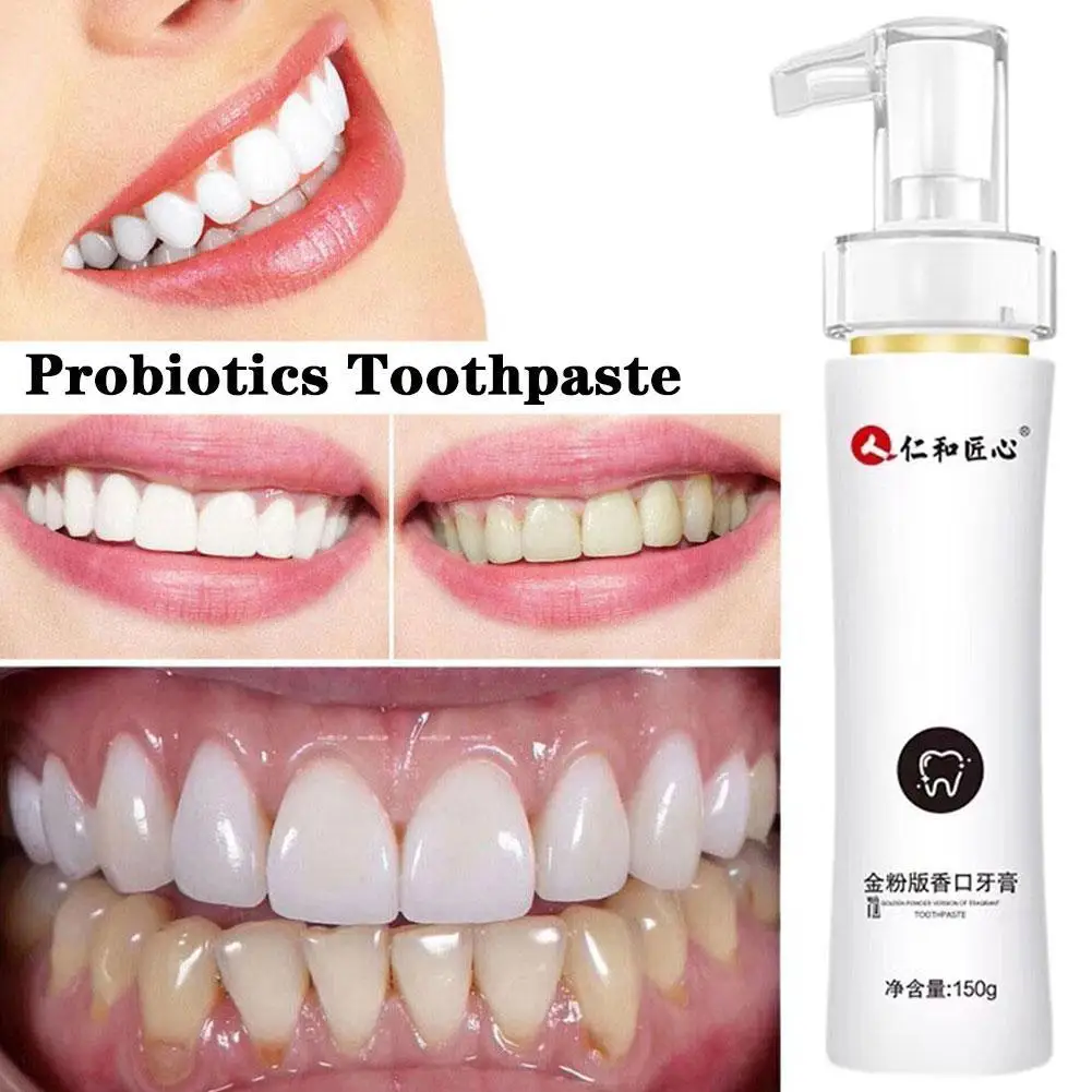 

150g Probiotic Whitening Toothpaste Brightening & Stain Removing Fresh Breath Enzyme Toothpaste Whitening Teeth