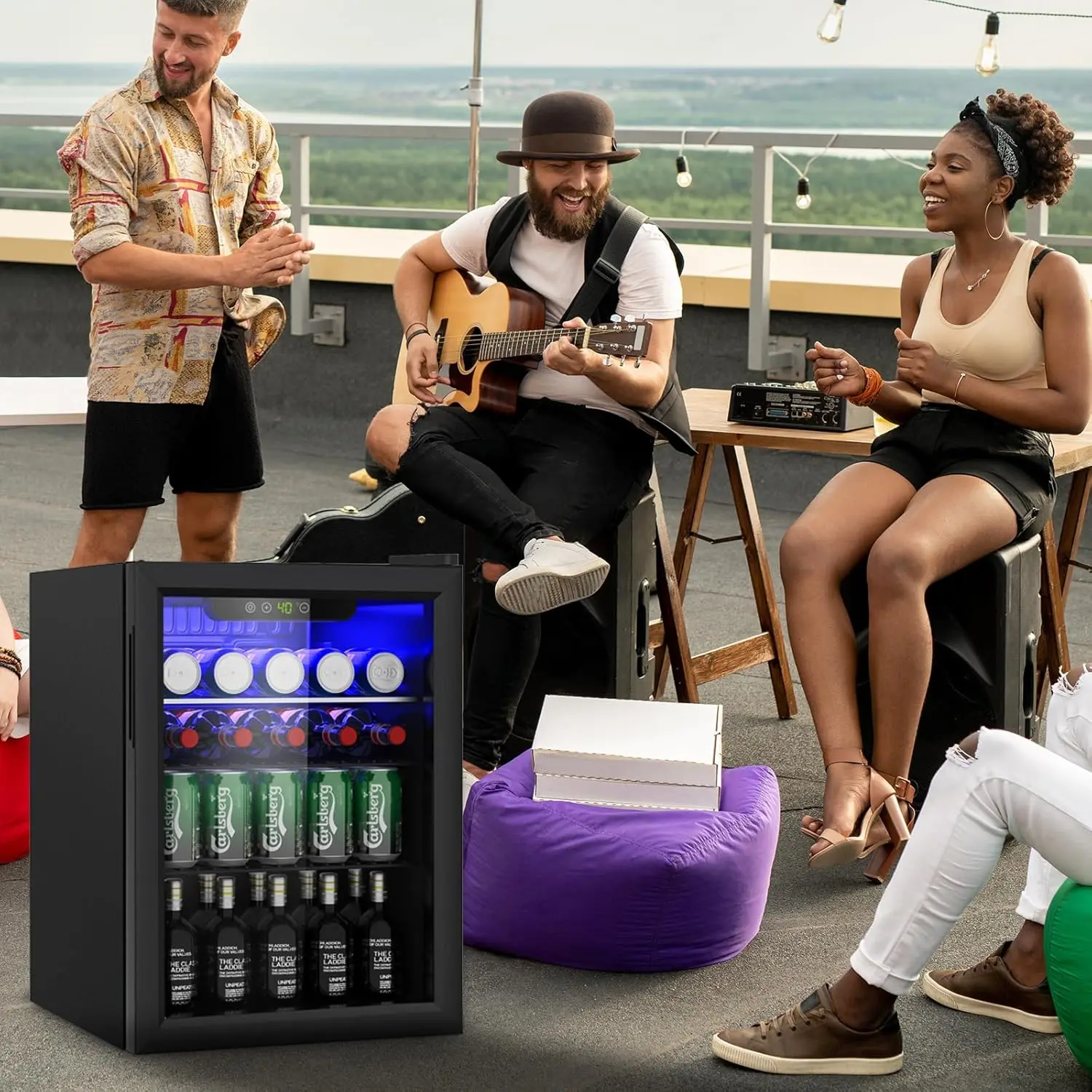 Compact Beverage Mini Fridge 6