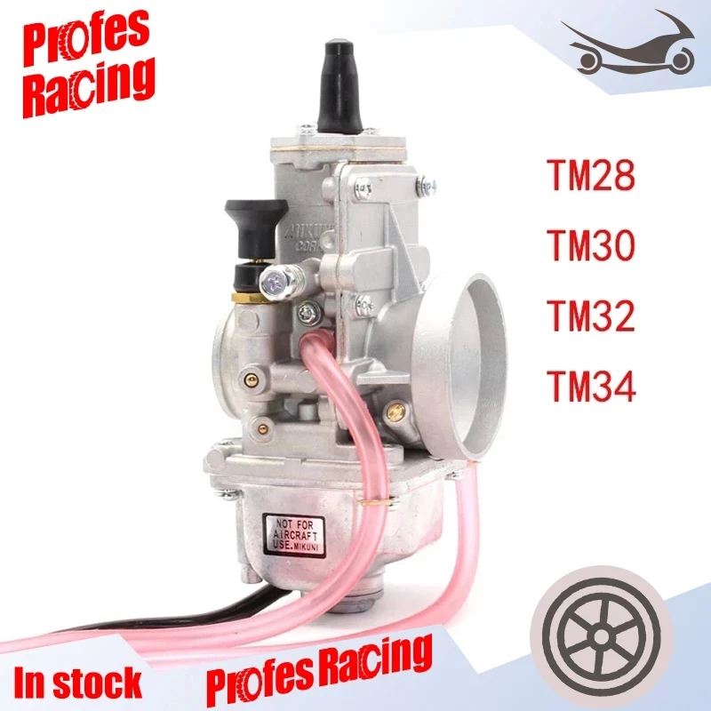 Mikuni TM Carburetor TM28 30 32 34 Carb Flat Slide 28 30 32 34mm