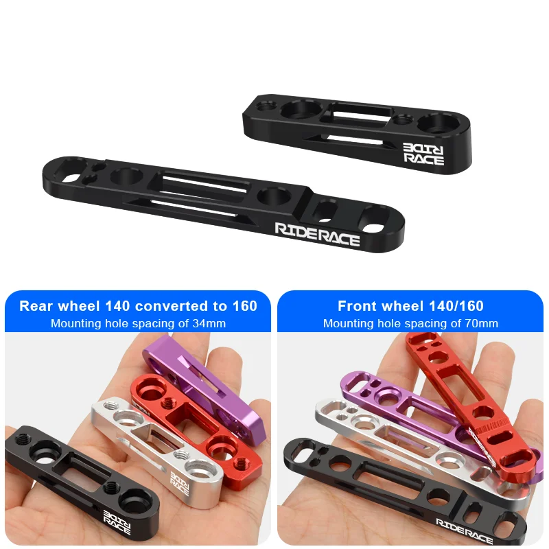 Aluminum Alloy Disc Brake Flat Mount Adapter for Road Bikes (140-160mm Rotor)