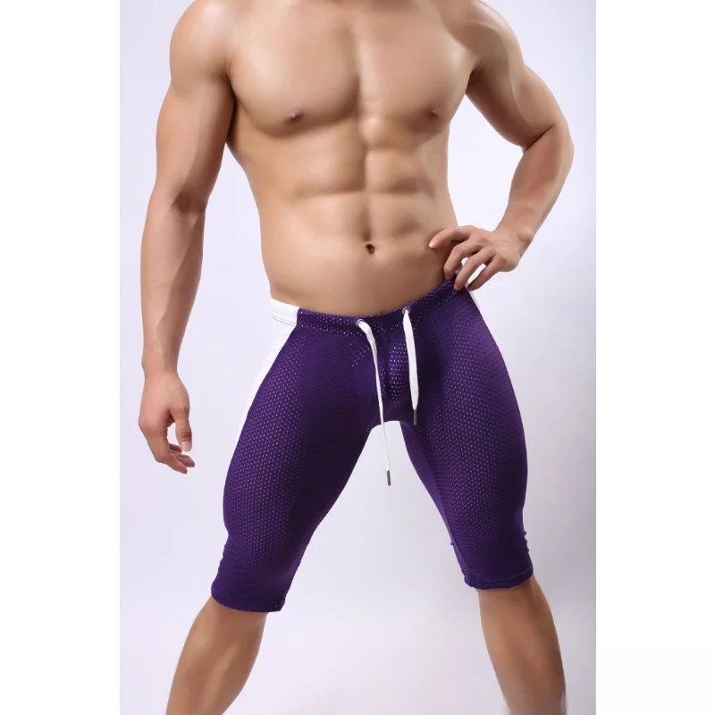 Men Compression Gym Running Sports Shorts Fitness Pants Yoga Training Quick Dry Breathable Basketball Running Workout Leggings