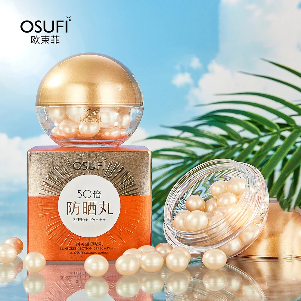 

OSUFI sunscreen for face Effectively Protects Against Ultraviolet Rays Reduce UV Sunburn Waterproof Sweat-proof Suns creen Black
