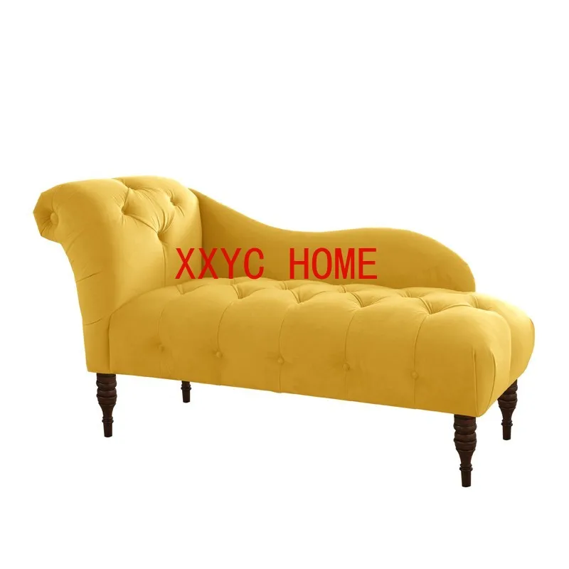 

Шезлонг в американском стиле, красивая кровать в европейском стиле для спальни, стул для кровати, стул для ленивого дивана