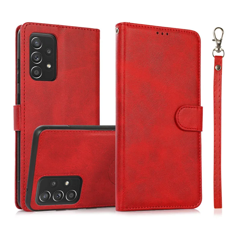 Elegant Magnetic Flip Leather Wallet Phone Case with Card Holder