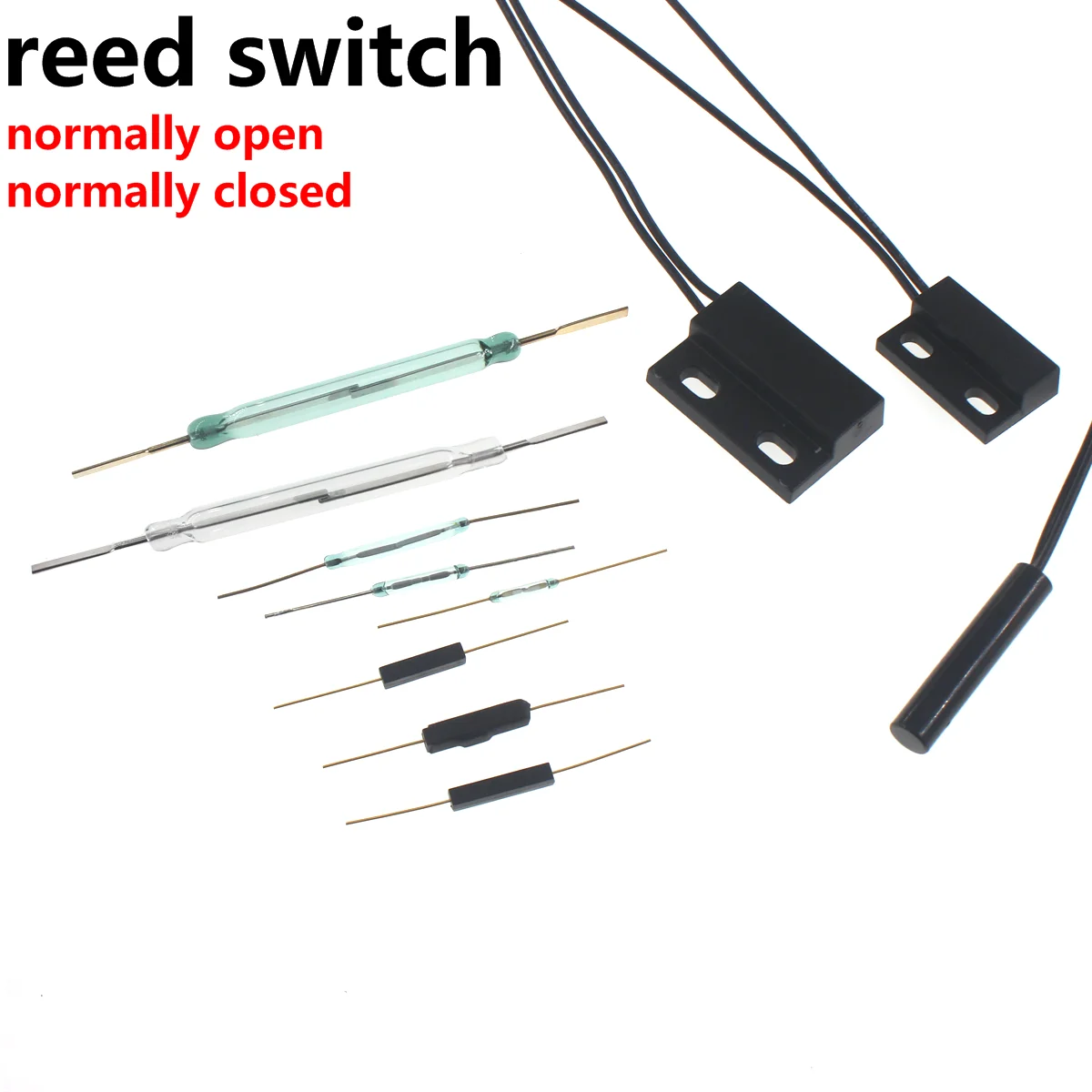 10/5PCS GPS-23  Normally Open Proximity Switch Magnetic Control Reed Switch Plastic GPS-11 2X14 5X50 GPS-01 GPS-30 GPS-14 high temperature resistant 105 ° proximity switch m12 dc three wire npn normally open 24v anti corrosion low temperature