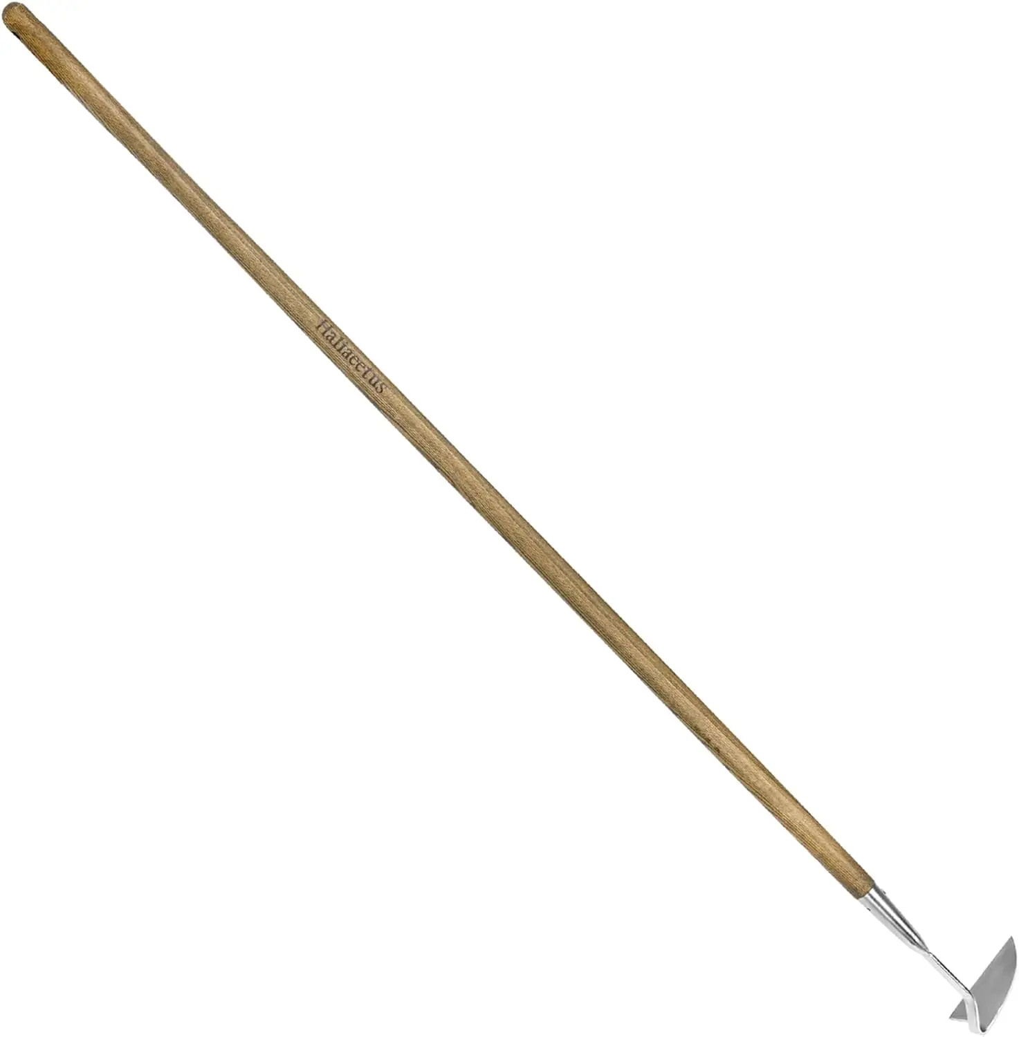 Sickle Hoe, 58'' Long Handle Japanese Hand Hoe for Standing to Remove Weed, Stainless Steel Scraper Hoe, Between Plants