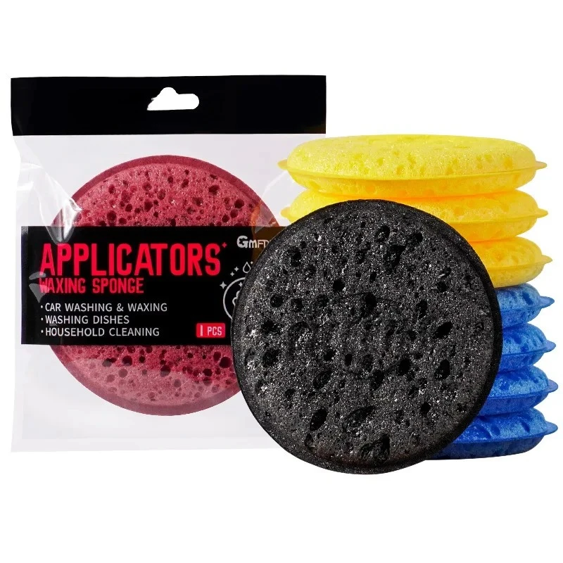 Round edged high foam sponge for kitchen cleaning, dishwashing, brushing pots, seaweed sponge blocks