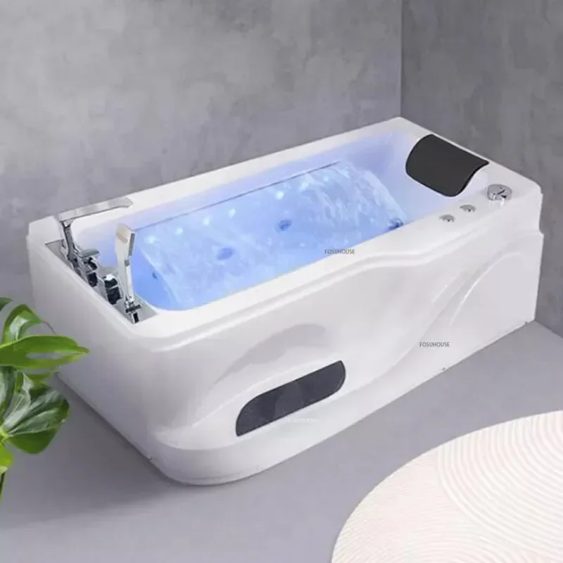 Bathroom Supplies Adult Jacuzzi Household Acrylic Massage Tub Intelligent Constant Temperature Heating Surf Single Bathtub X