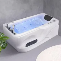 Bathroom Supplies Adult Jacuzzi Household Acrylic Massage Tub Intelligent Constant Temperature Heating Surf Single Bathtub X 1