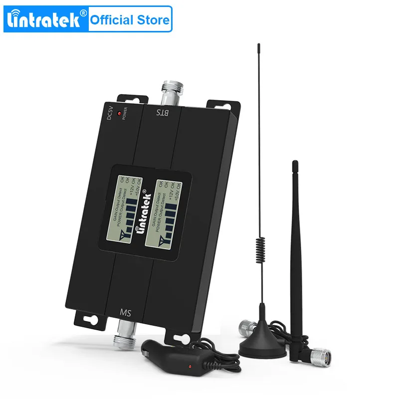Автомобильный усилитель сигнала сотового телефона Lintratek 2G 4G LTE GSM 900 МГц 1800 |