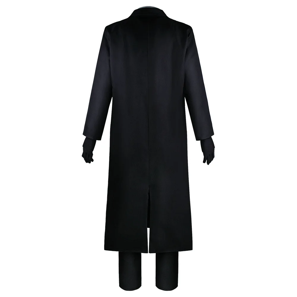 Bungo Stray Dogs Dazai Osamu Black Trench Coat and Suit Cosplay Costume