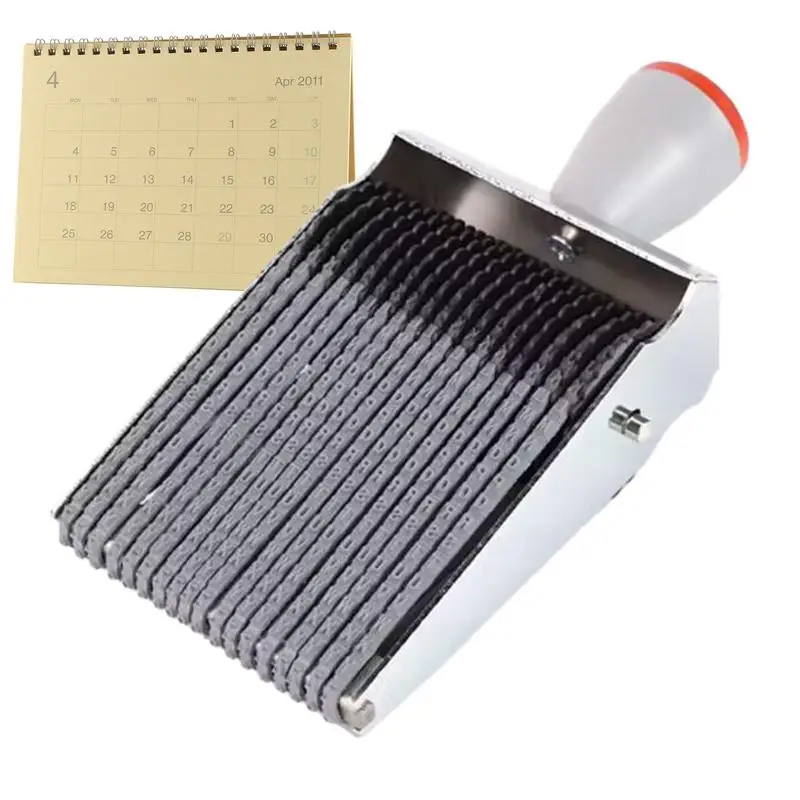 

Date Roller Stamp Self-inking Date Stamp Wheel Stamp Multi-Function DIY Rubber Scrapbooking Roller Stationery Business Stamps