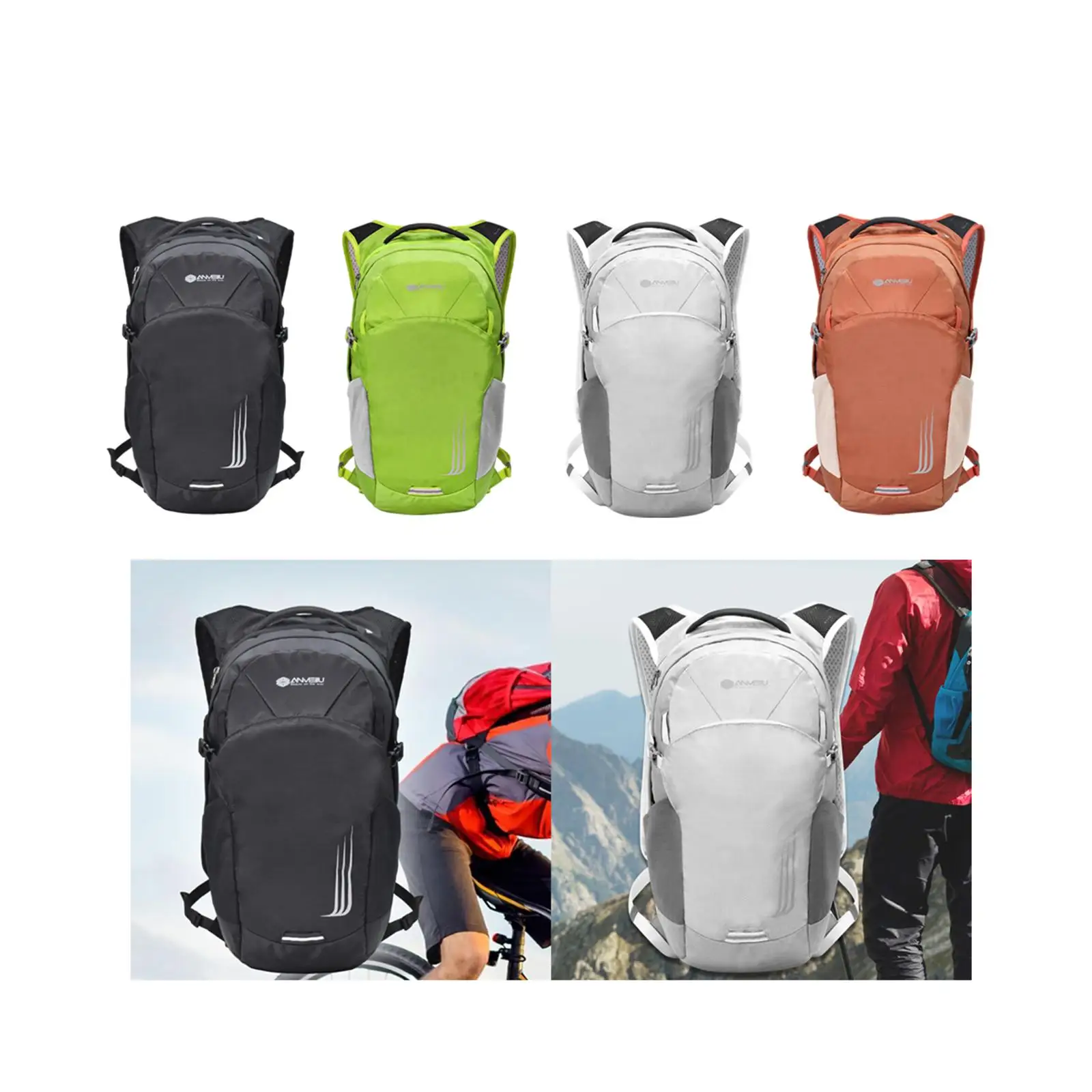 Hydration Backpack Adjustable Lightweight Water Bag Portable Water Storage Bag for Climbing Cycling Camping Biking Riding