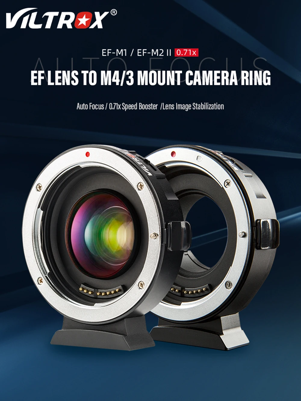 Viltrox EF-M2 II Mount 0.71x EF-MFT Speedbooster Adapter - Photo, audio & vidéo