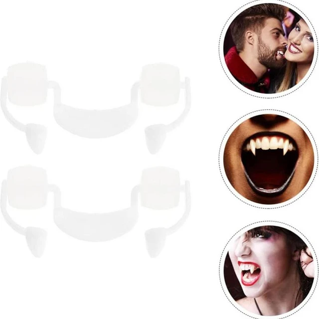 Halloween Fake Teeth Cosplay Vampire Fangs Retractable Teeth Dress Costume  Tooth Gift Party Decoration Vampire Dracula Teeth - AliExpress